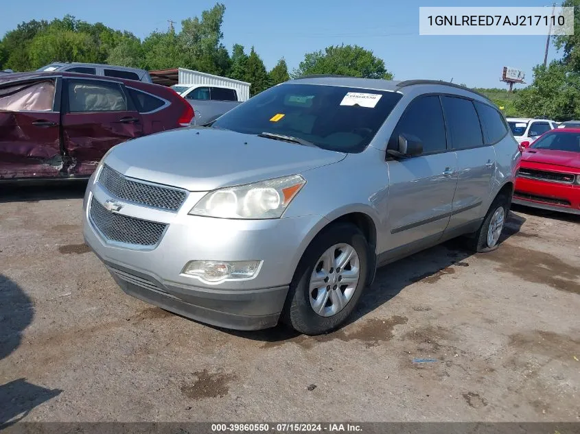 2010 Chevrolet Traverse Ls VIN: 1GNLREED7AJ217110 Lot: 39860550