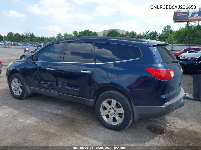 2010 Chevrolet Traverse Lt VIN: 1GNLRGED6AJ206658 Lot: 40020175