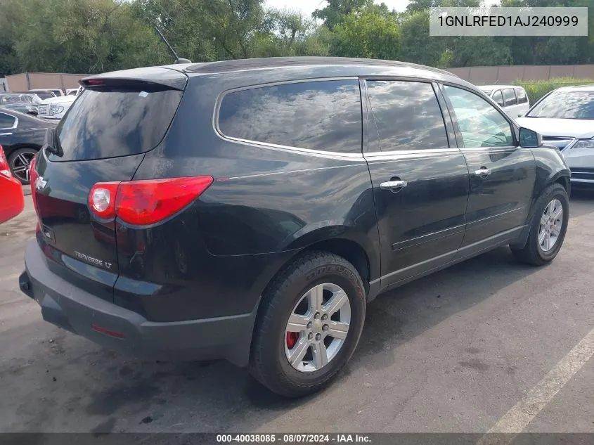 1GNLRFED1AJ240999 2010 Chevrolet Traverse Lt