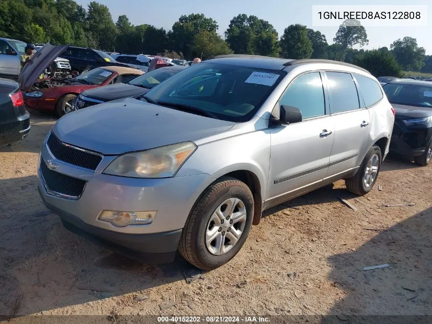 2010 Chevrolet Traverse Ls VIN: 1GNLREED8AS122808 Lot: 40152202