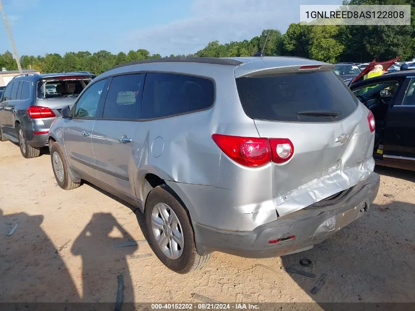 2010 Chevrolet Traverse Ls VIN: 1GNLREED8AS122808 Lot: 40152202