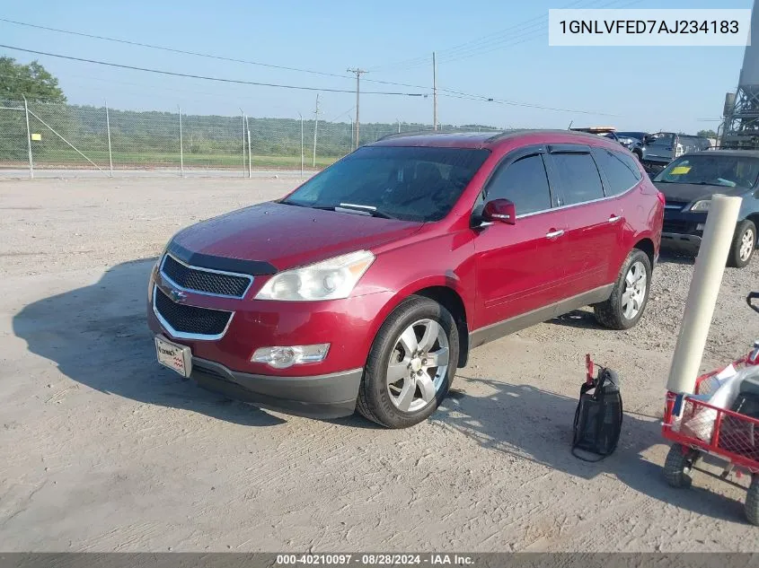 2010 Chevrolet Traverse VIN: 1GNLVFED7AJ234183 Lot: 40878779