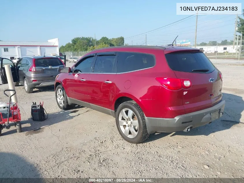 2010 Chevrolet Traverse VIN: 1GNLVFED7AJ234183 Lot: 40878779