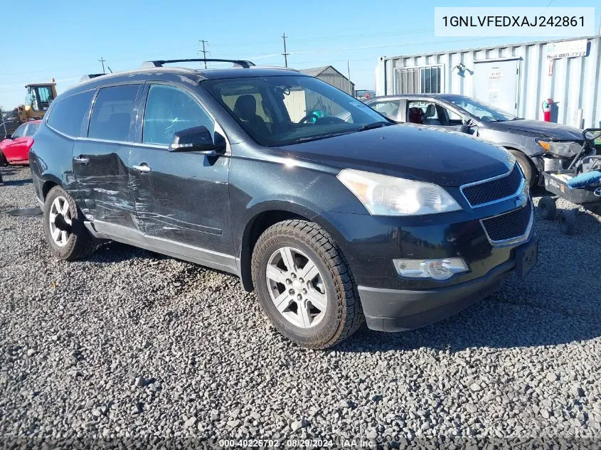 1GNLVFEDXAJ242861 2010 Chevrolet Traverse Lt