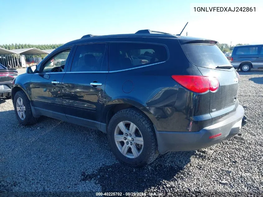 2010 Chevrolet Traverse Lt VIN: 1GNLVFEDXAJ242861 Lot: 40225702