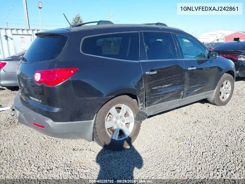 1GNLVFEDXAJ242861 2010 Chevrolet Traverse Lt