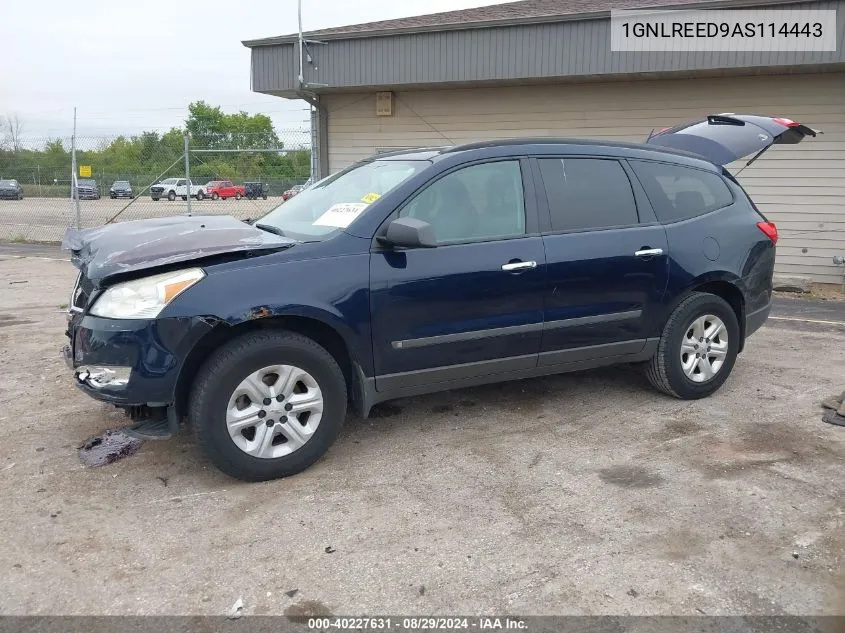 2010 Chevrolet Traverse Ls VIN: 1GNLREED9AS114443 Lot: 40227631