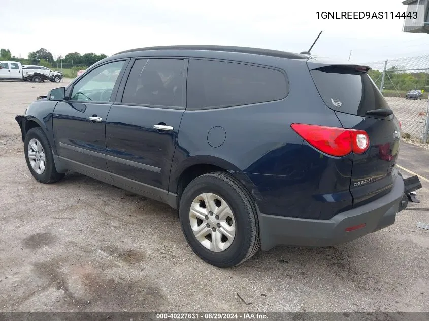 2010 Chevrolet Traverse Ls VIN: 1GNLREED9AS114443 Lot: 40227631