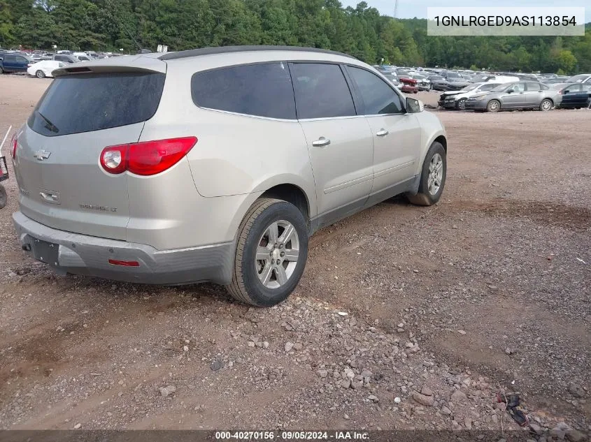 2010 Chevrolet Traverse Lt VIN: 1GNLRGED9AS113854 Lot: 40270156