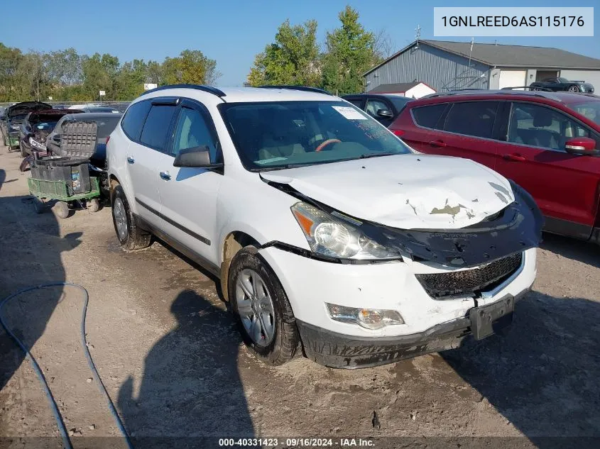 2010 Chevrolet Traverse Ls VIN: 1GNLREED6AS115176 Lot: 40331423