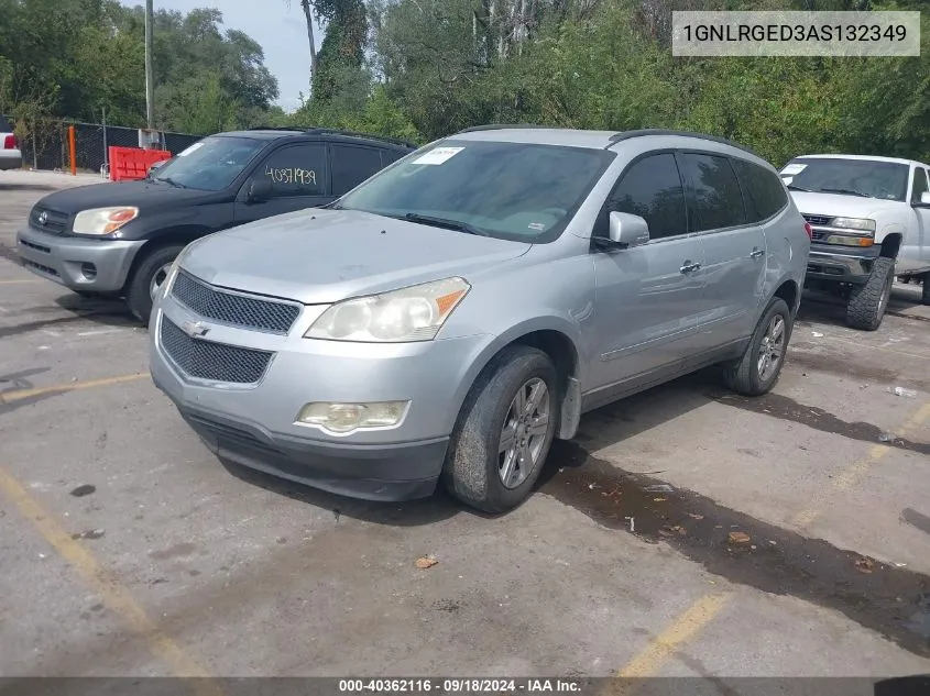 2010 Chevrolet Traverse Lt VIN: 1GNLRGED3AS132349 Lot: 40362116