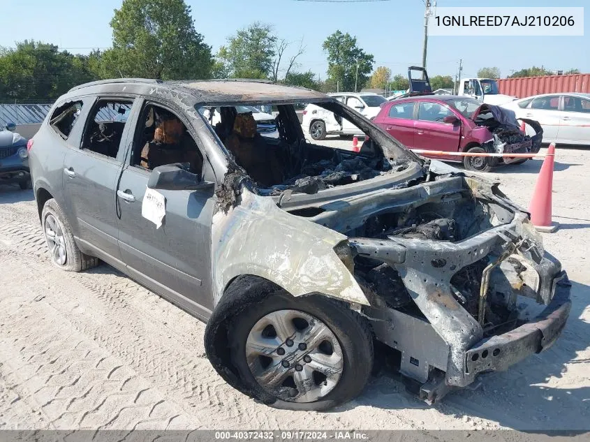 1GNLREED7AJ210206 2010 Chevrolet Traverse Ls