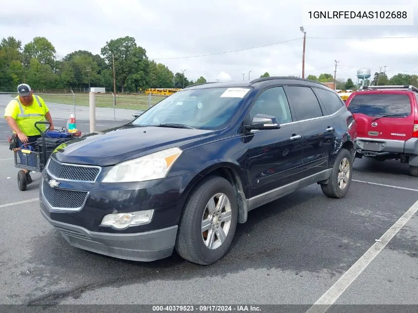 1GNLRFED4AS102688 2010 Chevrolet Traverse Lt