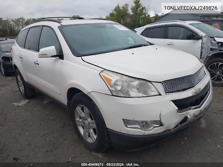 2010 Chevrolet Traverse Lt VIN: 1GNLVFEDXAJ249826 Lot: 40406073