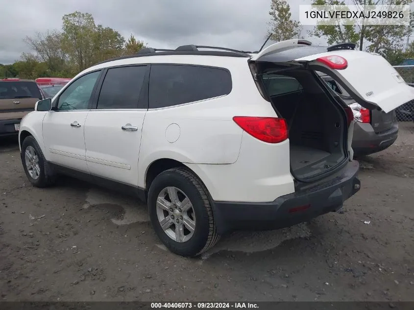 2010 Chevrolet Traverse Lt VIN: 1GNLVFEDXAJ249826 Lot: 40406073