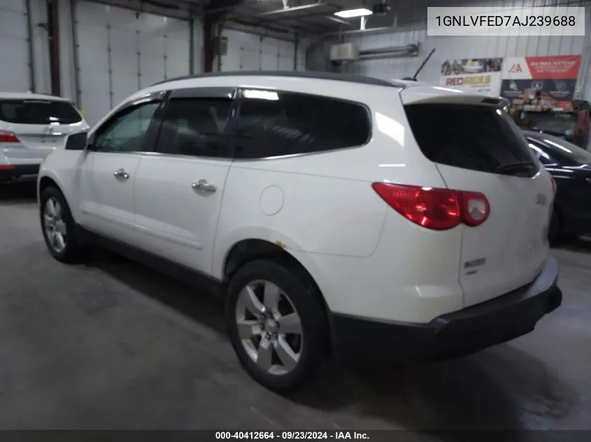 1GNLVFED7AJ239688 2010 Chevrolet Traverse Lt