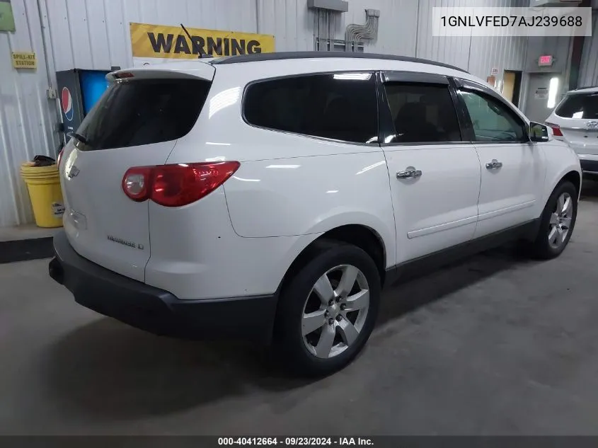 1GNLVFED7AJ239688 2010 Chevrolet Traverse Lt