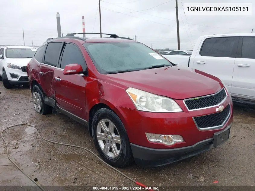 1GNLVGEDXAS105161 2010 Chevrolet Traverse Lt