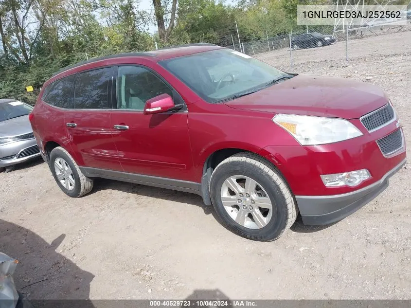 2010 Chevrolet Traverse Lt VIN: 1GNLRGED3AJ252562 Lot: 40529723