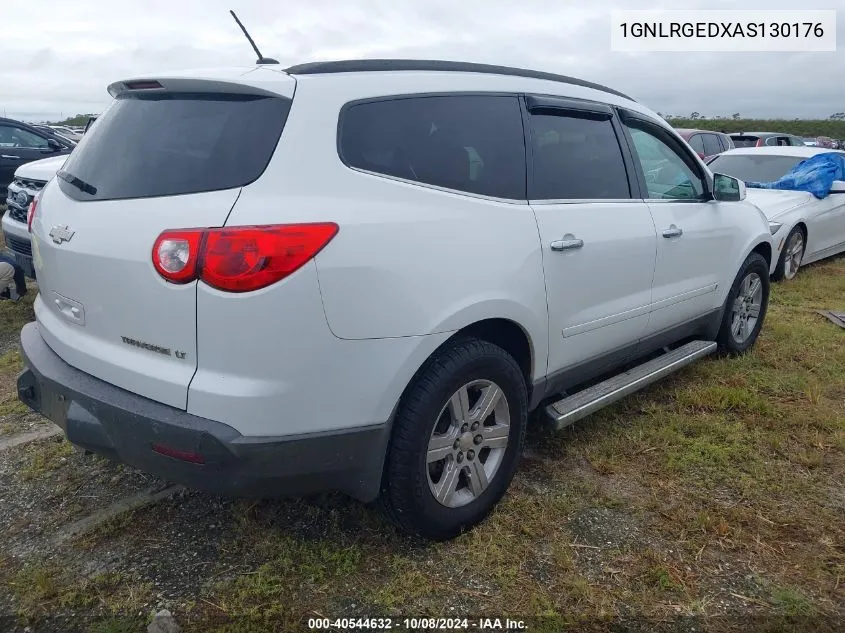 2010 Chevrolet Traverse Lt VIN: 1GNLRGEDXAS130176 Lot: 40544632