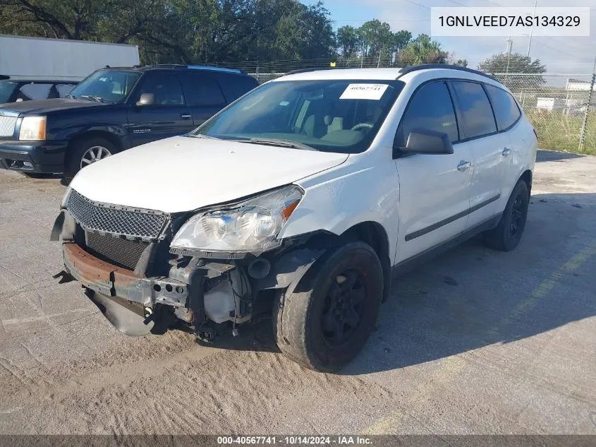 1GNLVEED7AS134329 2010 Chevrolet Traverse Ls