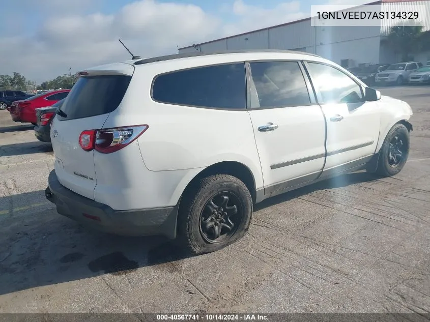 2010 Chevrolet Traverse Ls VIN: 1GNLVEED7AS134329 Lot: 40567741