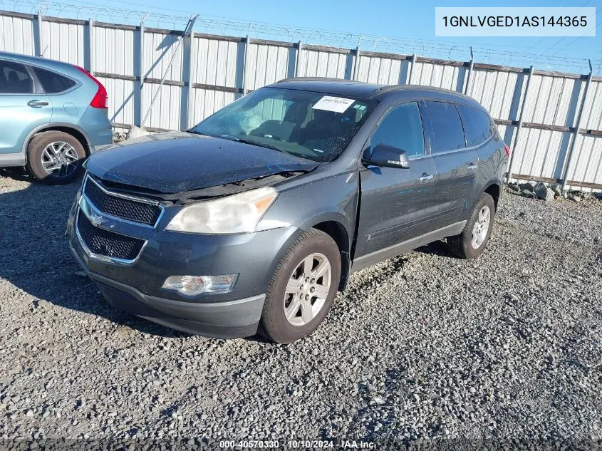 1GNLVGED1AS144365 2010 Chevrolet Traverse Lt