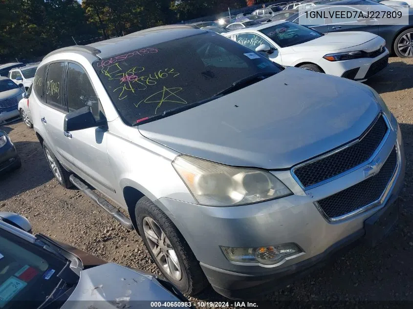 2010 Chevrolet Traverse Ls VIN: 1GNLVEED7AJ227809 Lot: 40650983