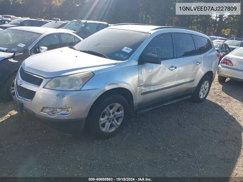 1GNLVEED7AJ227809 2010 Chevrolet Traverse Ls