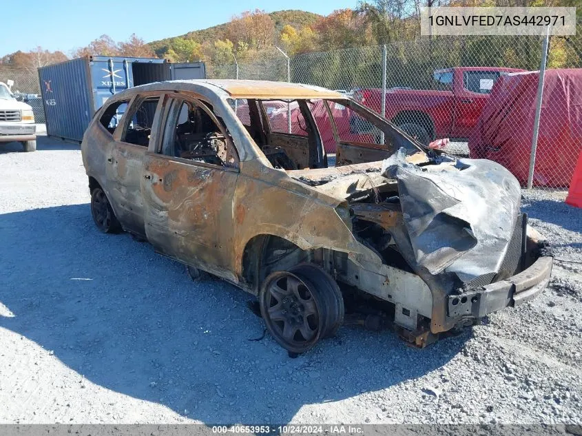 2010 Chevrolet Traverse Lt VIN: 1GNLVFED7AS442971 Lot: 40653953