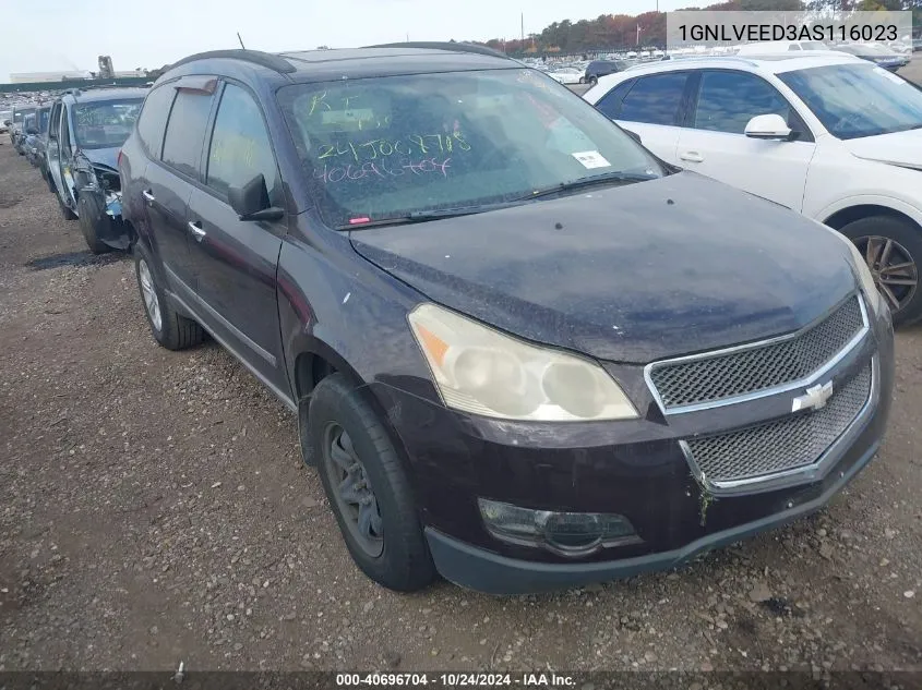 1GNLVEED3AS116023 2010 Chevrolet Traverse Ls