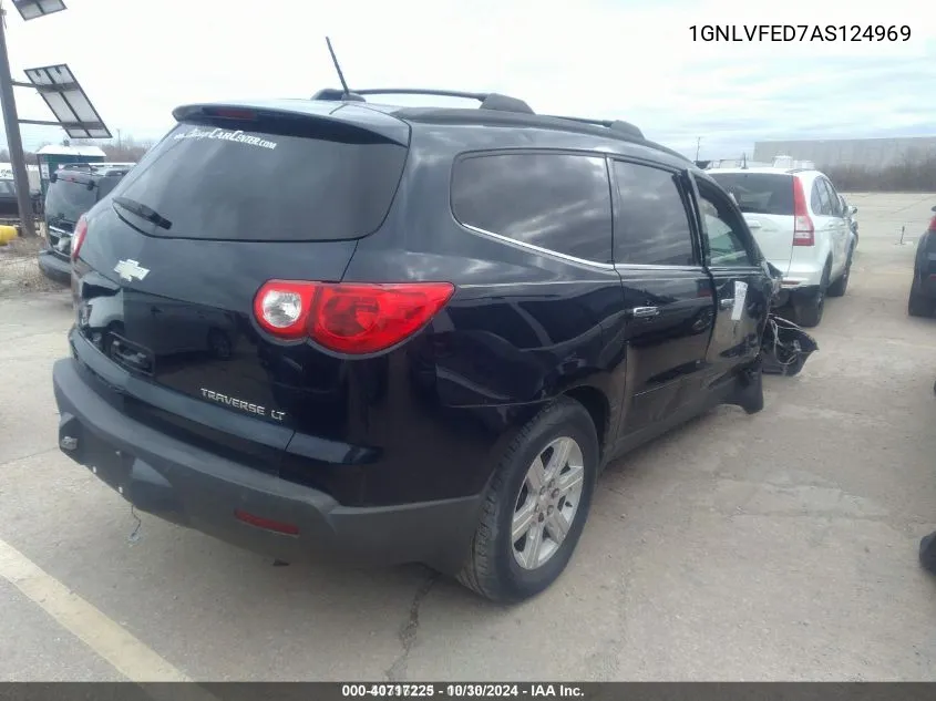 2010 Chevrolet Traverse VIN: 1GNLVFED7AS124969 Lot: 40717225