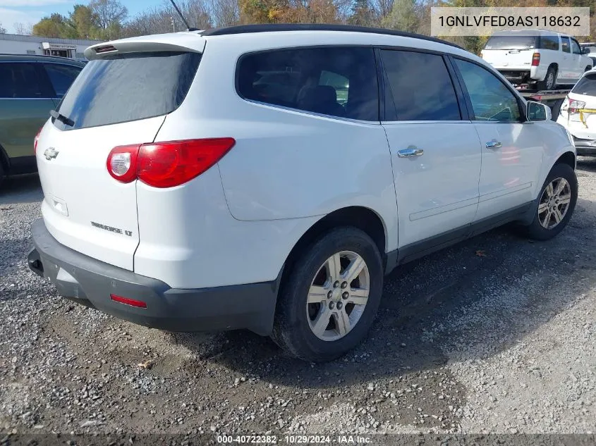 2010 Chevrolet Traverse Lt VIN: 1GNLVFED8AS118632 Lot: 40722382