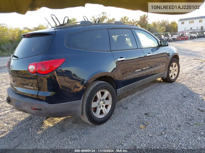 2010 Chevrolet Traverse Ls VIN: 1GNLREED1AJ220102 Lot: 40889124