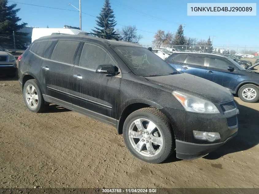 2011 Chevrolet Traverse Ltz VIN: 1GNKVLED4BJ290089 Lot: 30043768