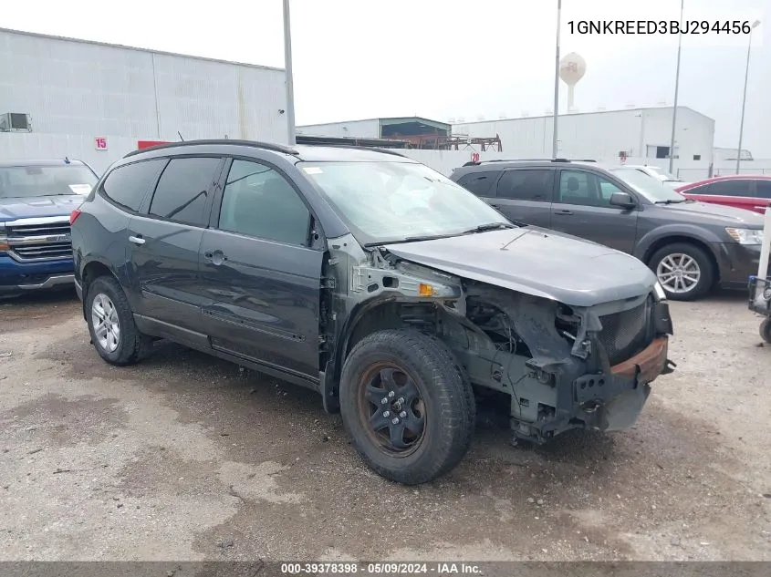 2011 Chevrolet Traverse Ls VIN: 1GNKREED3BJ294456 Lot: 39378398