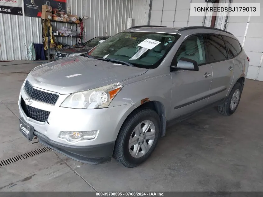 2011 Chevrolet Traverse Ls VIN: 1GNKREED8BJ179013 Lot: 39708595