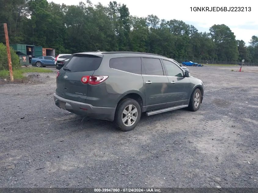 2011 Chevrolet Traverse 2Lt VIN: 1GNKRJED6BJ223213 Lot: 39947860