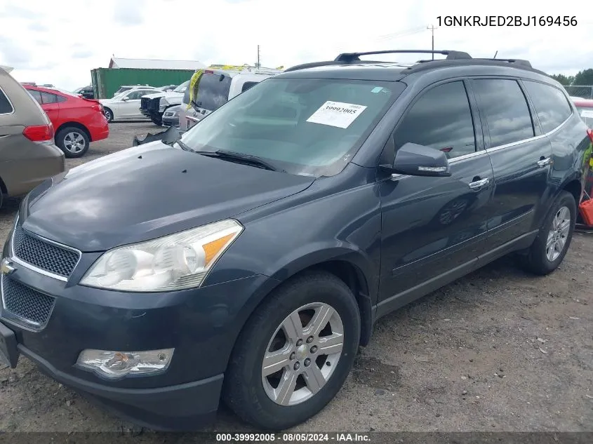 2011 Chevrolet Traverse 2Lt VIN: 1GNKRJED2BJ169456 Lot: 39992005