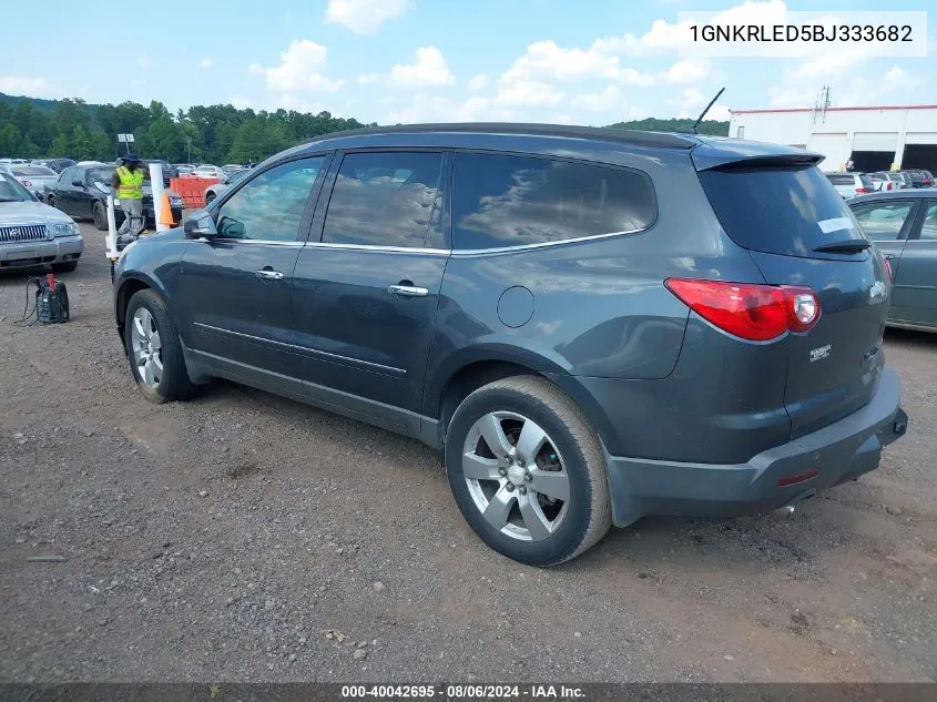 1GNKRLED5BJ333682 2011 Chevrolet Traverse Ltz