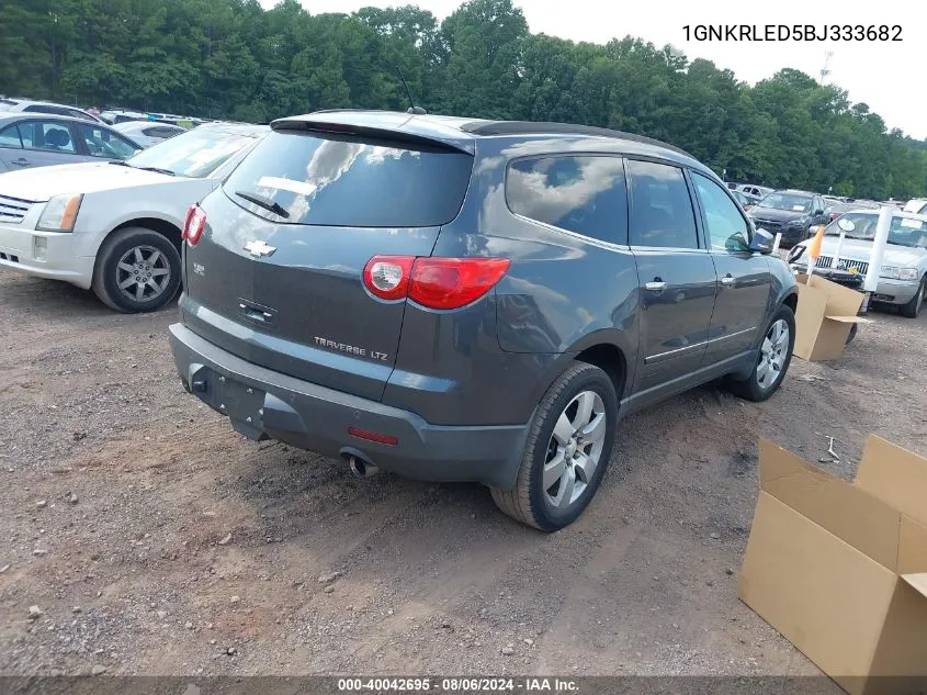 2011 Chevrolet Traverse Ltz VIN: 1GNKRLED5BJ333682 Lot: 40042695