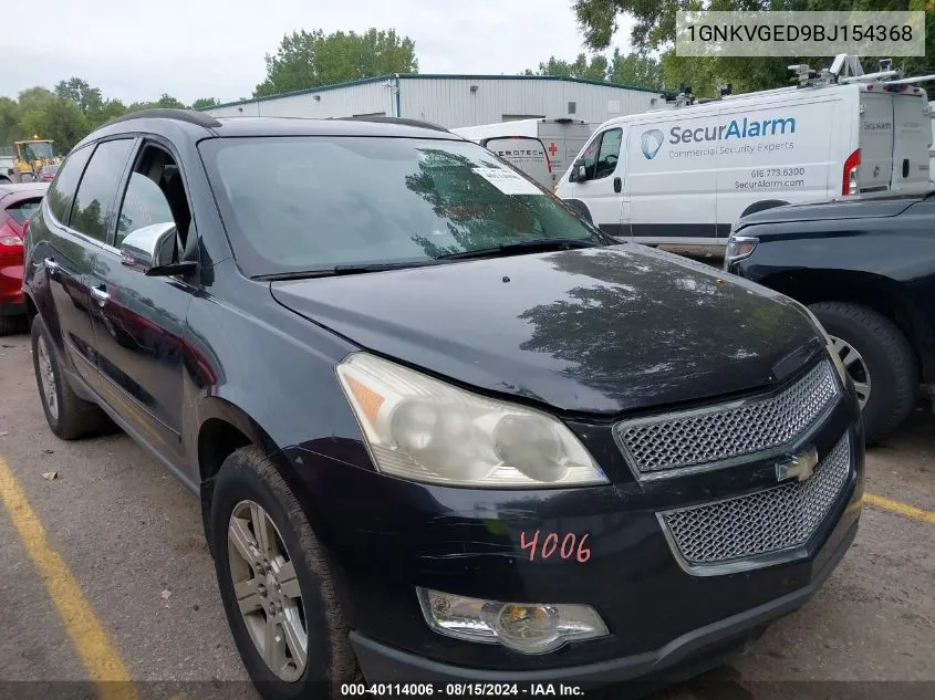 1GNKVGED9BJ154368 2011 Chevrolet Traverse 1Lt