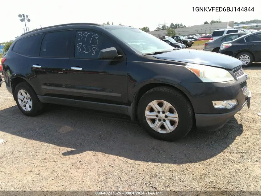 1GNKVFED6BJ144844 2011 Chevrolet Traverse Ls