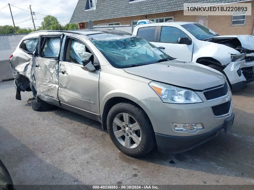 1GNKVJED1BJ220893 2011 Chevrolet Traverse 2Lt