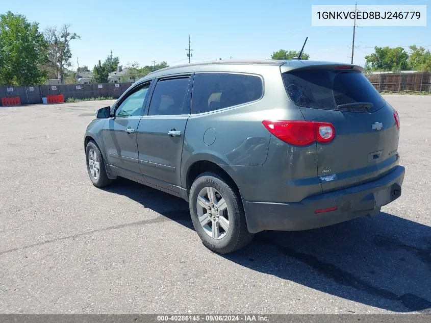 2011 Chevrolet Traverse 1Lt VIN: 1GNKVGED8BJ246779 Lot: 40286145