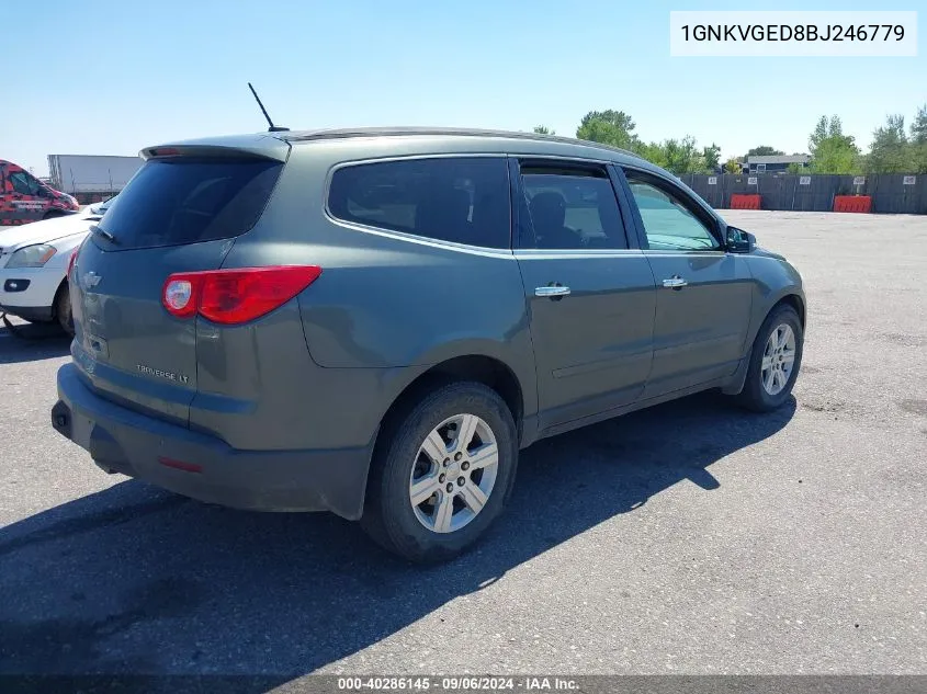 2011 Chevrolet Traverse 1Lt VIN: 1GNKVGED8BJ246779 Lot: 40286145