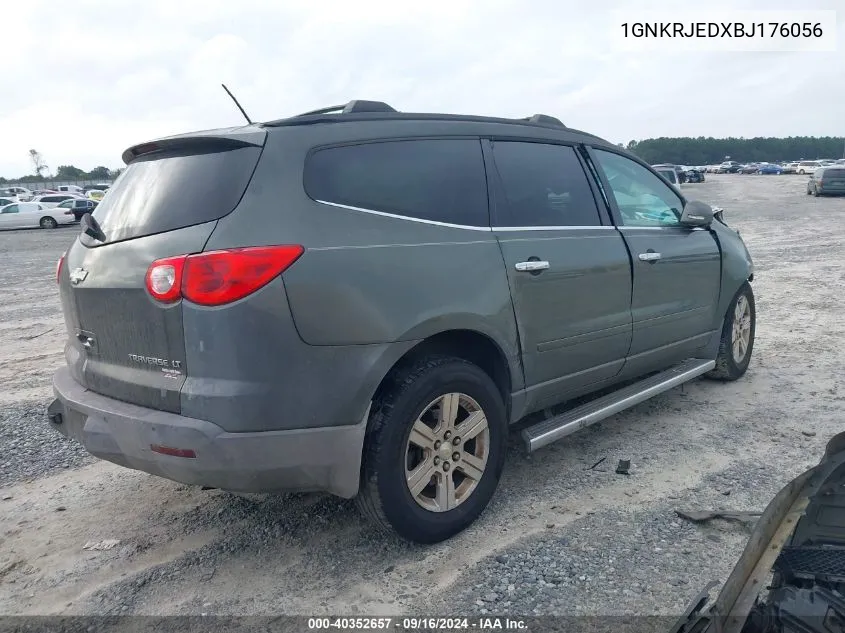 2011 Chevrolet Traverse Lt VIN: 1GNKRJEDXBJ176056 Lot: 40352657