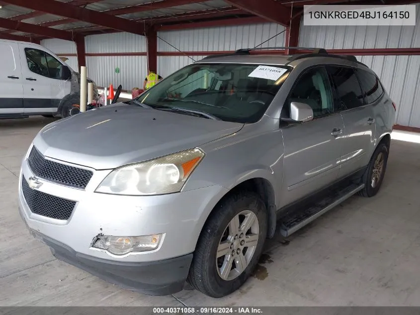 2011 Chevrolet Traverse 1Lt VIN: 1GNKRGED4BJ164150 Lot: 40371058