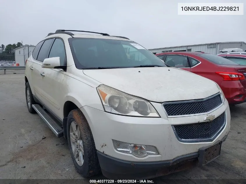 2011 Chevrolet Traverse 2Lt VIN: 1GNKRJED4BJ229821 Lot: 40377228