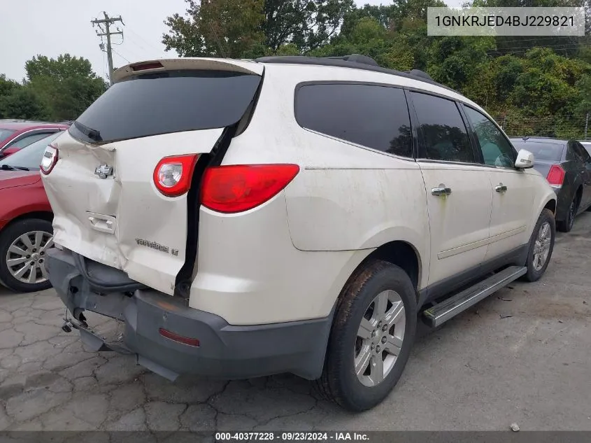 2011 Chevrolet Traverse 2Lt VIN: 1GNKRJED4BJ229821 Lot: 40377228